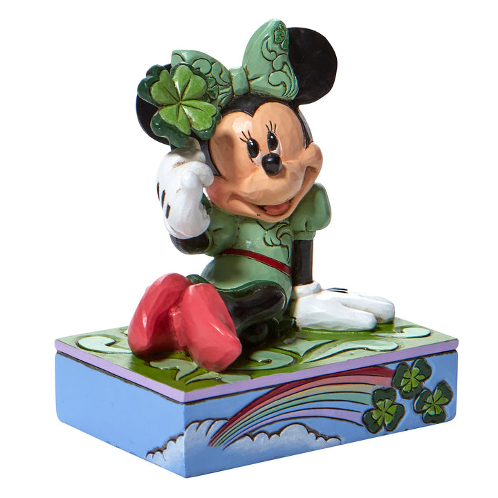 Shamrock Wishes (St. Patrick's Minnie Mouse Figurine) - Disney Traditions by JimShore