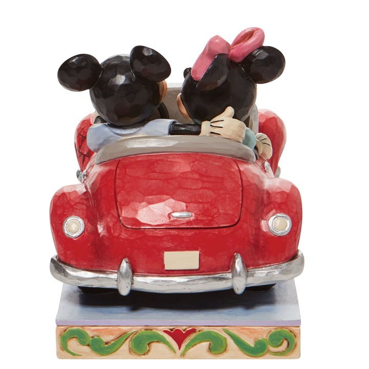 Mickey and Minnie Mouse in Car Figurine - Disney Traditions by Jim Shore