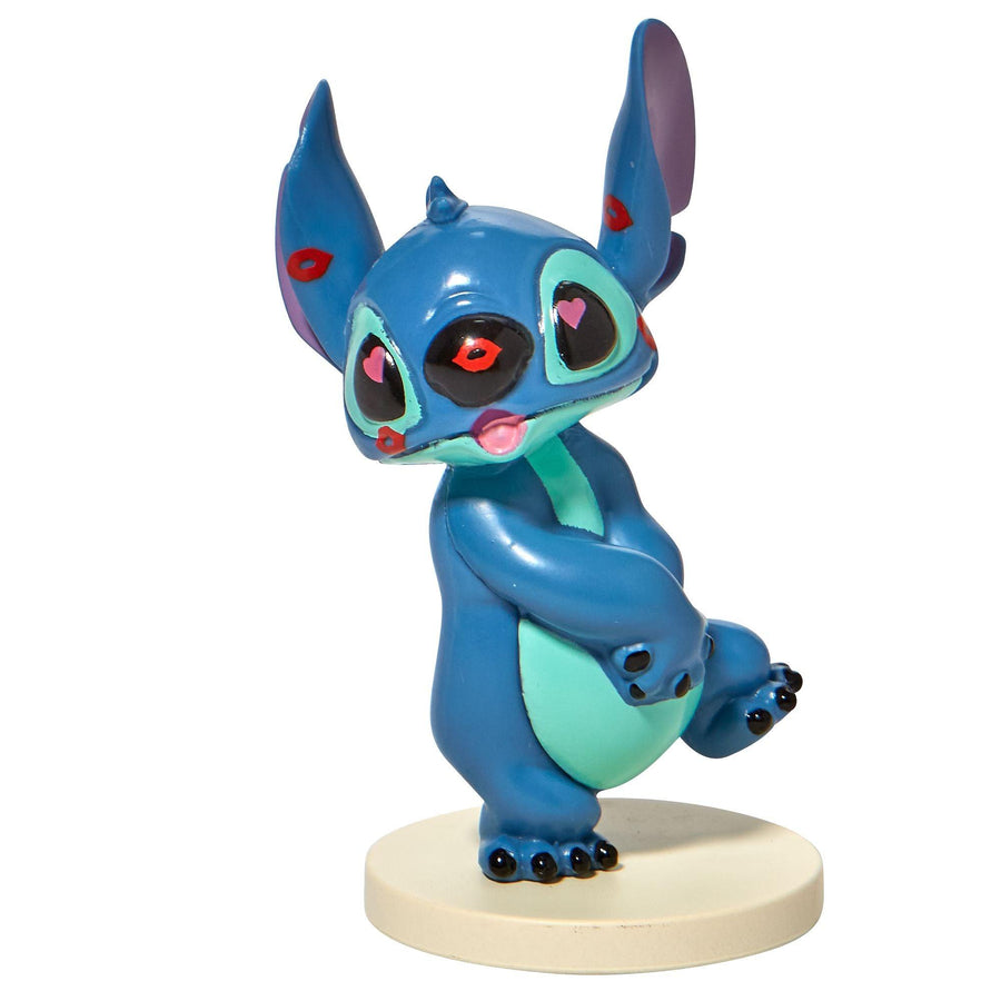 Stitch Covered in Kisses Mini Figurine by Grand Jester Studios - Enesco Gift Shop