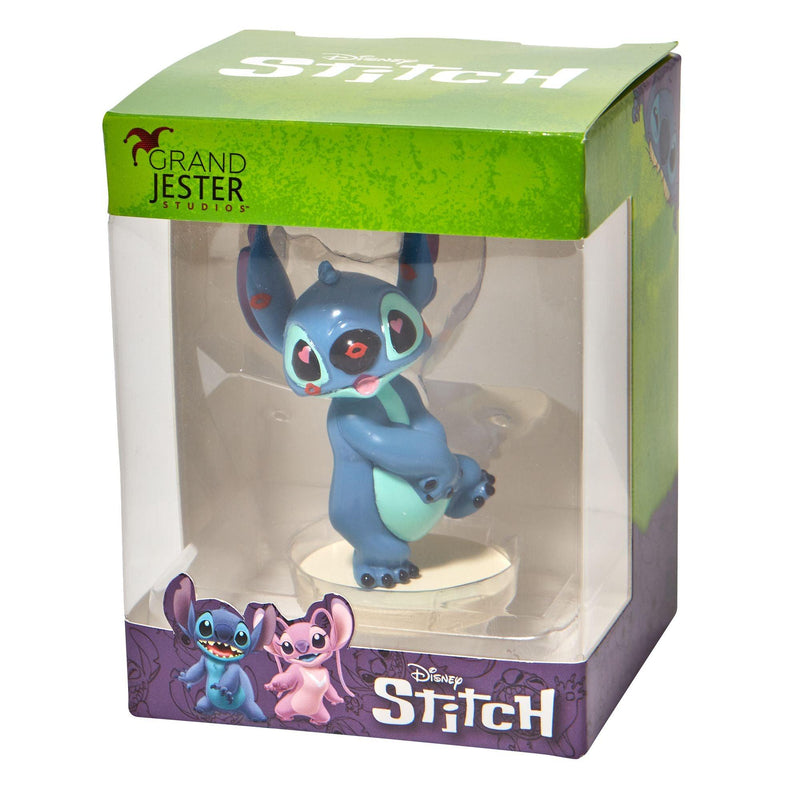 Stitch Covered in Kisses Mini Figurine by Grand Jester Studios - Enesco Gift Shop