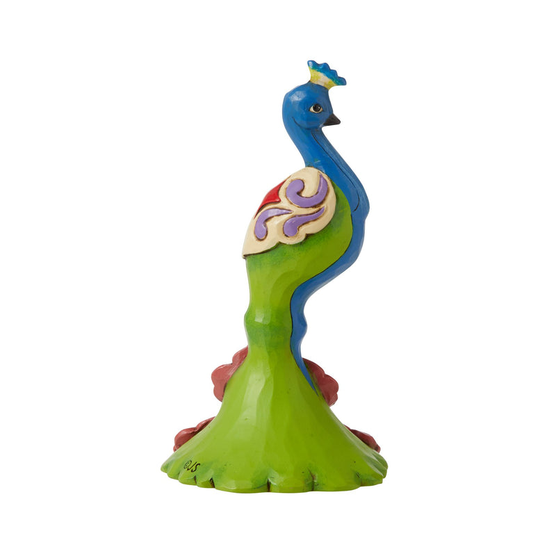 Peacock Mini Figurine - Heartwood Creek by Jim Shore