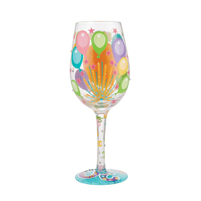 Happy 30th Birthday Wine Glass by Lolita - Enesco Gift Shop