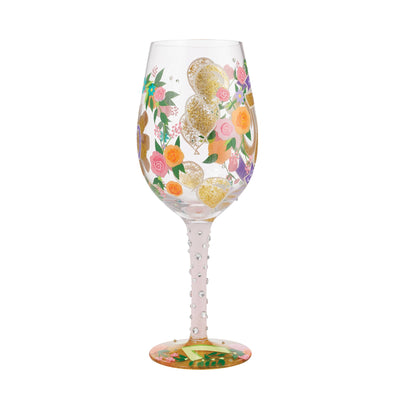 Happy 70th Birthday Wine Glass by Lolita - Enesco Gift Shop