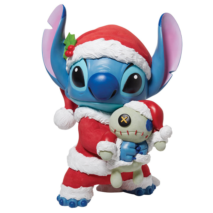 Santa Stitch Statement Figurine by Disney Showcase