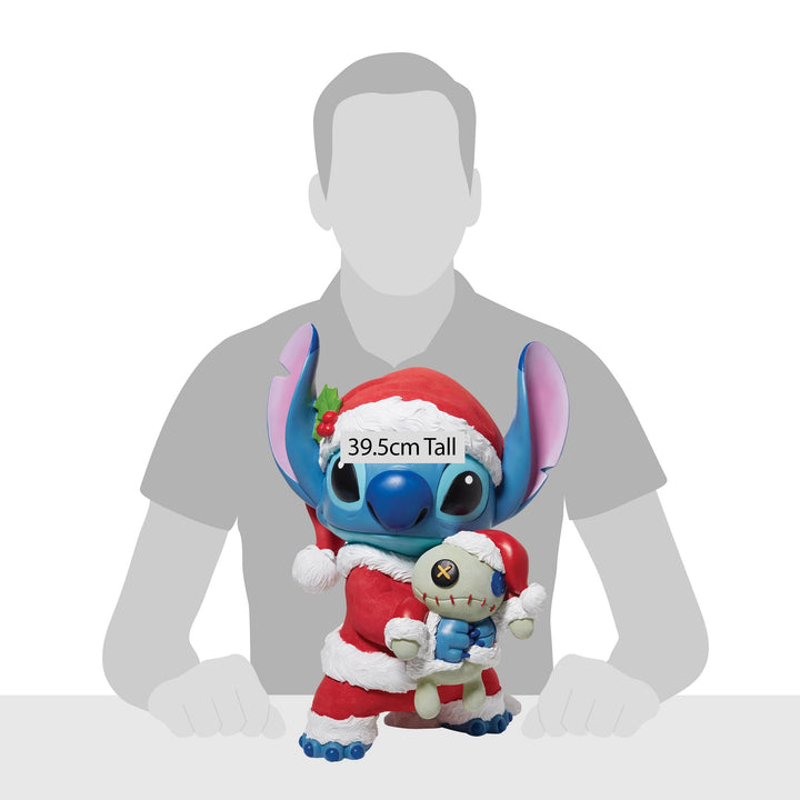 Santa Stitch Statement Figurine by Disney Showcase