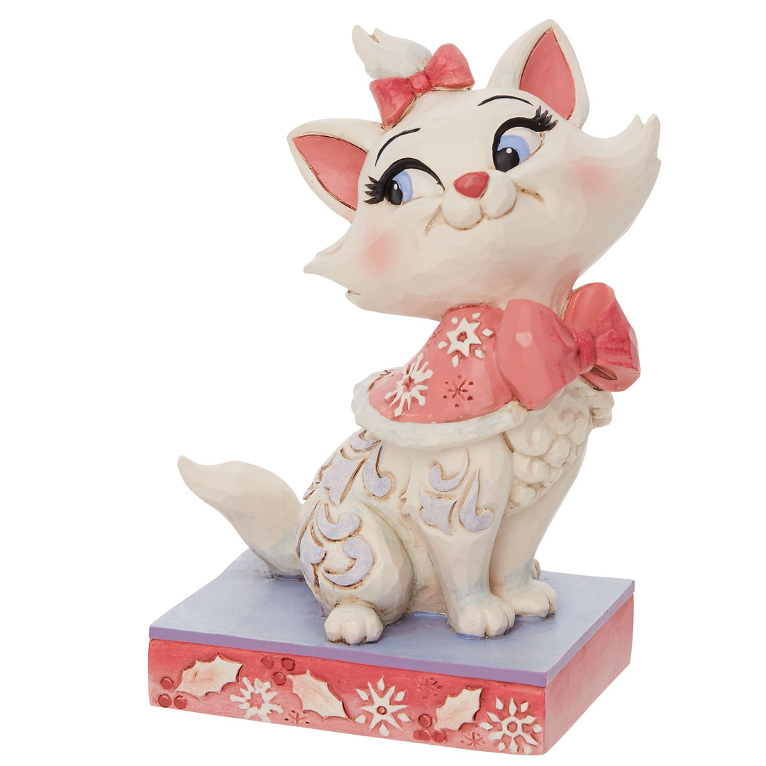 Marie Christmas Figurine - Disney Traditions by Jim Shore