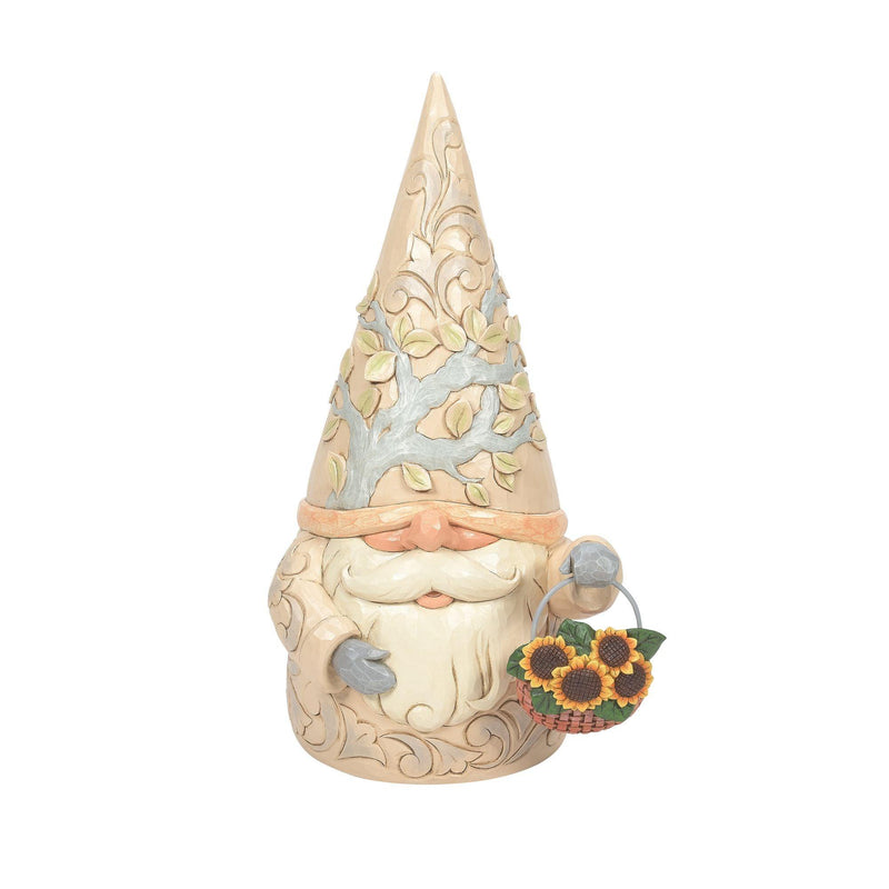 Statue Gnome with Four Seasons Basket Figurine - Heartwood Creek by Jim Shore - Enesco Gift Shop