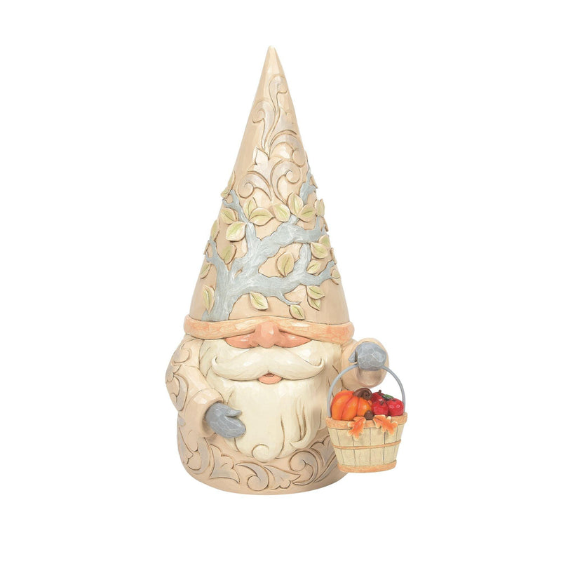 Statue Gnome with Four Seasons Basket Figurine - Heartwood Creek by Jim Shore - Enesco Gift Shop