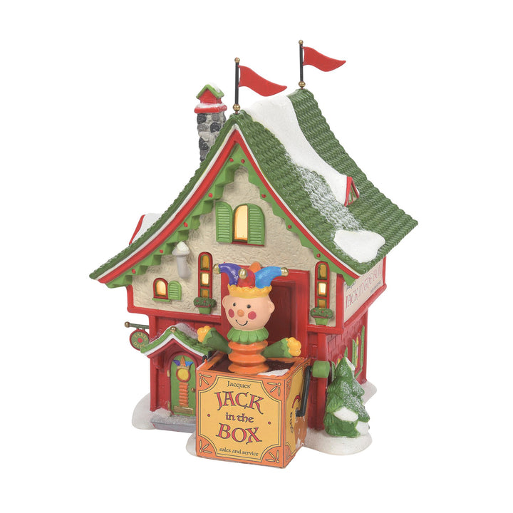 Jaques Jack in the Box Shop - North Pole Village