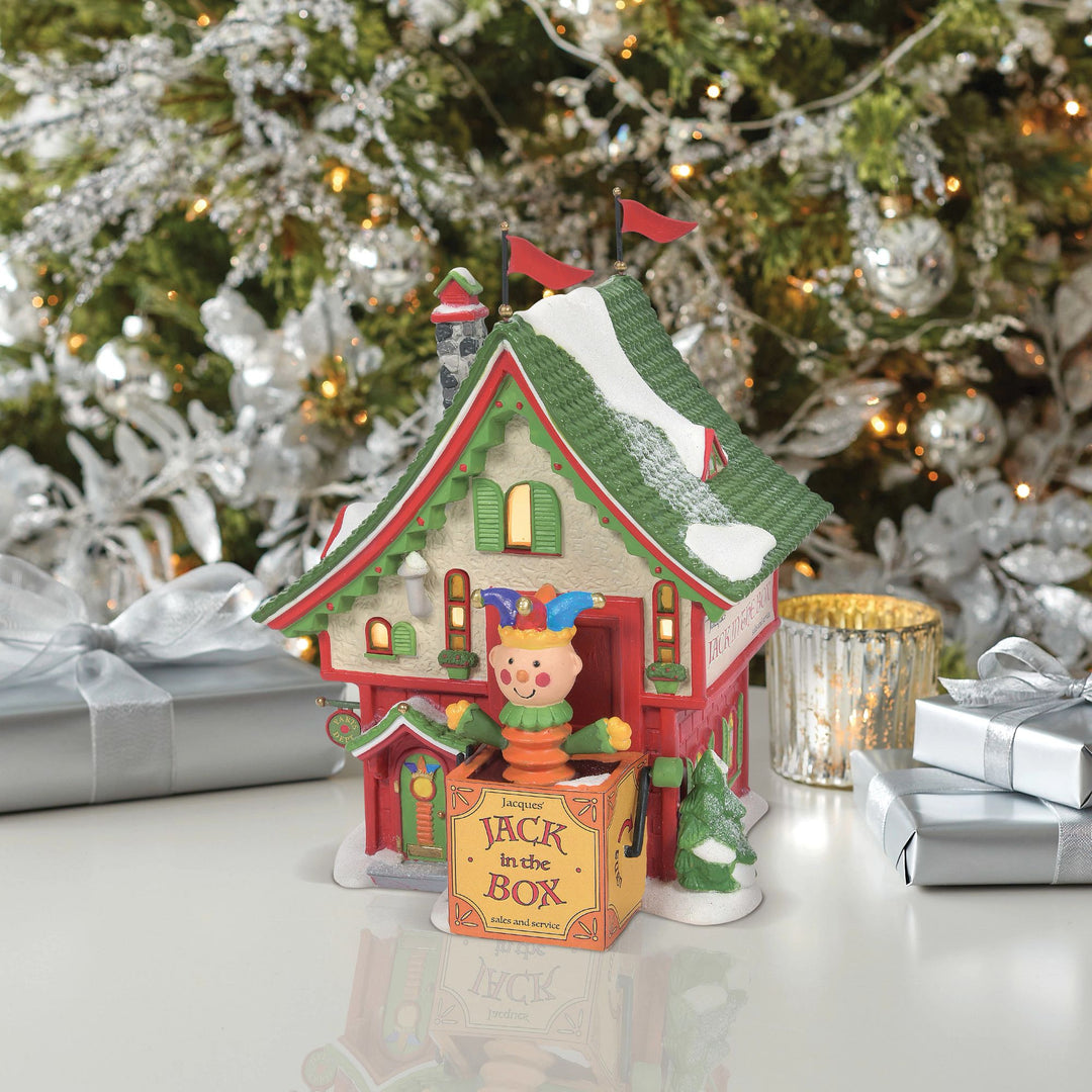 Jaques Jack in the Box Shop - North Pole Village