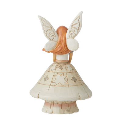 "Woodland Fairy" Fairy with Mushroom Skirt Figurine - Heartwood Creek by Jim Shore