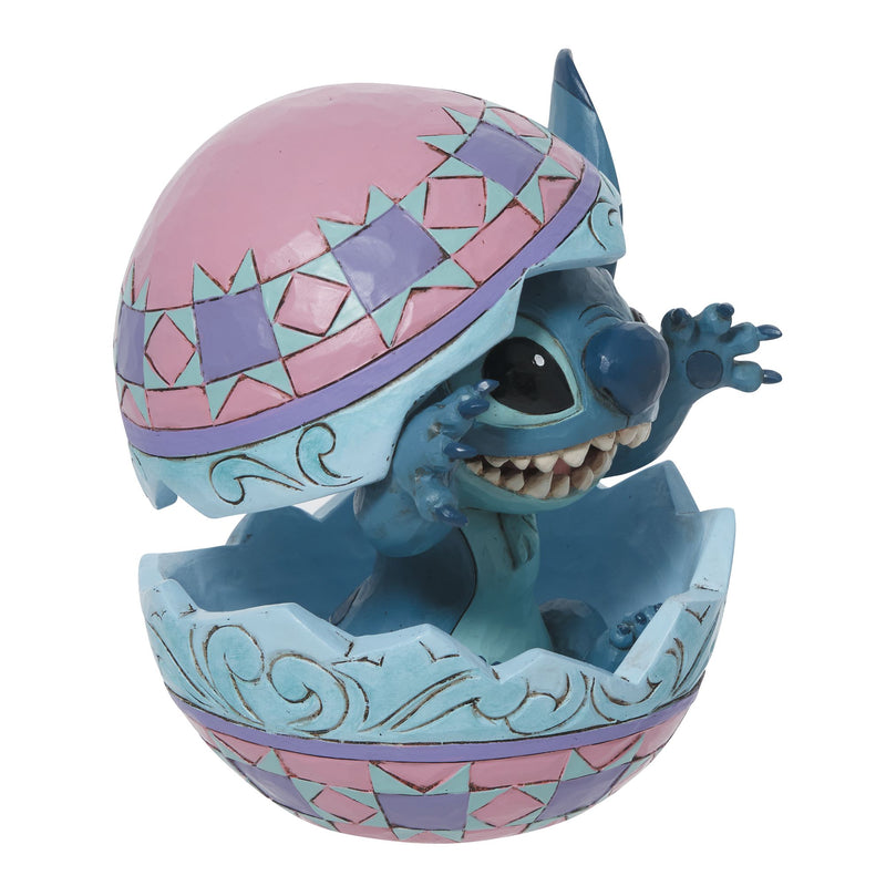 An Alien Hatched (Stitch Easter Egg Figurine) - Disney Traditions by Jim Shore