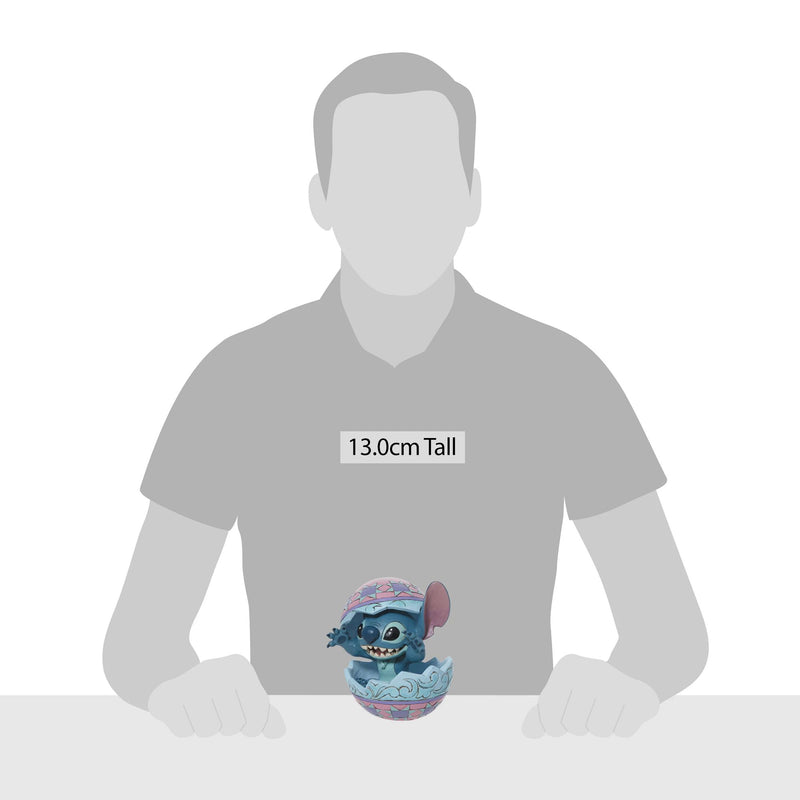 An Alien Hatched (Stitch Easter Egg Figurine) - Disney Traditions by Jim Shore