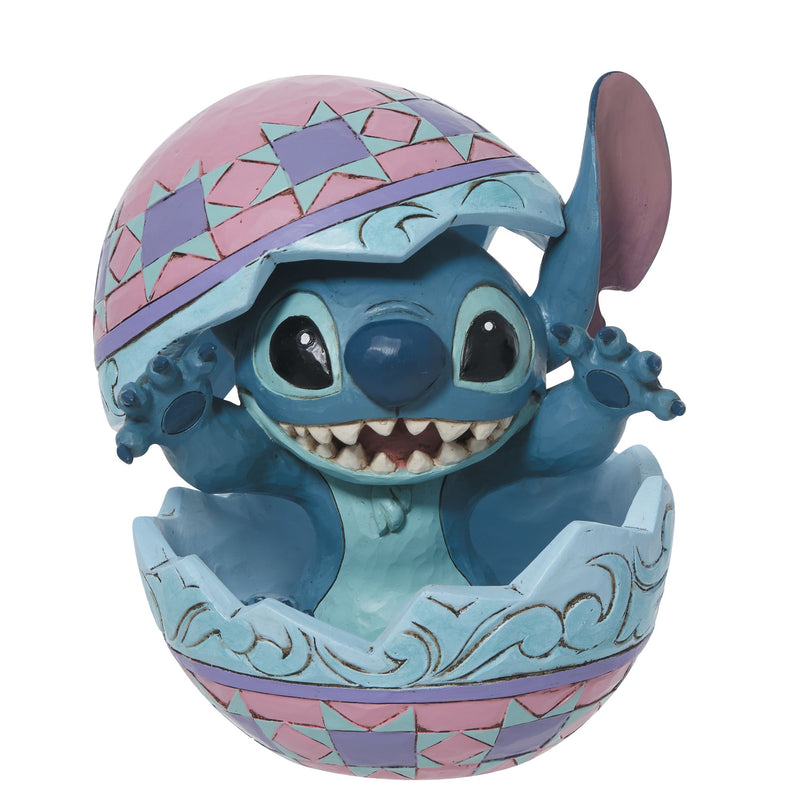An Alien Hatched (Stitch Easter Egg Figurine) - Disney Traditions by Jim Shore