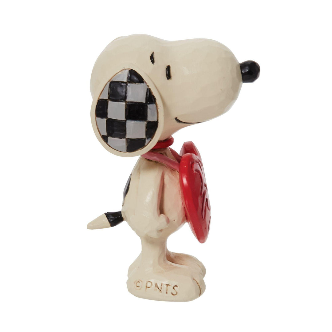 Snoopy Wearing Heart Sign Figurine by Jim Shore - Enesco Gift Shop