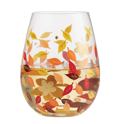 Leaves-a-Million Stemless Glass by Lolita - Enesco Gift Shop