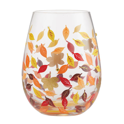 Leaves-a-Million Stemless Glass by Lolita - Enesco Gift Shop