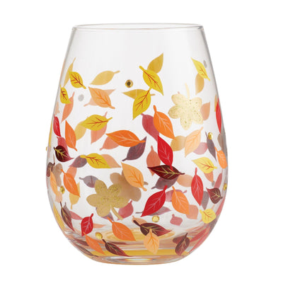 Leaves-a-Million Stemless Glass by Lolita - Enesco Gift Shop
