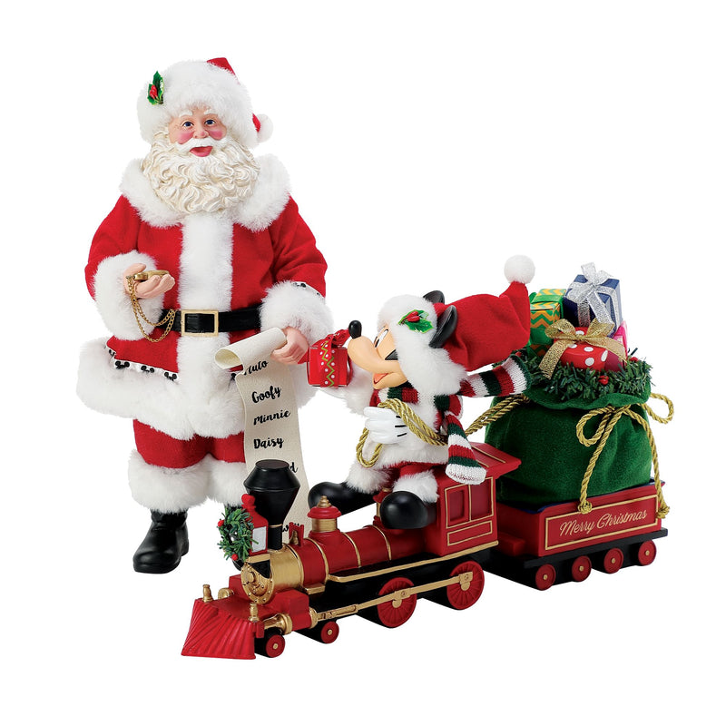All Aboard| (Santa, Mickey & Minnie Mouse Christmas Train) - Disney by PossibleDreams