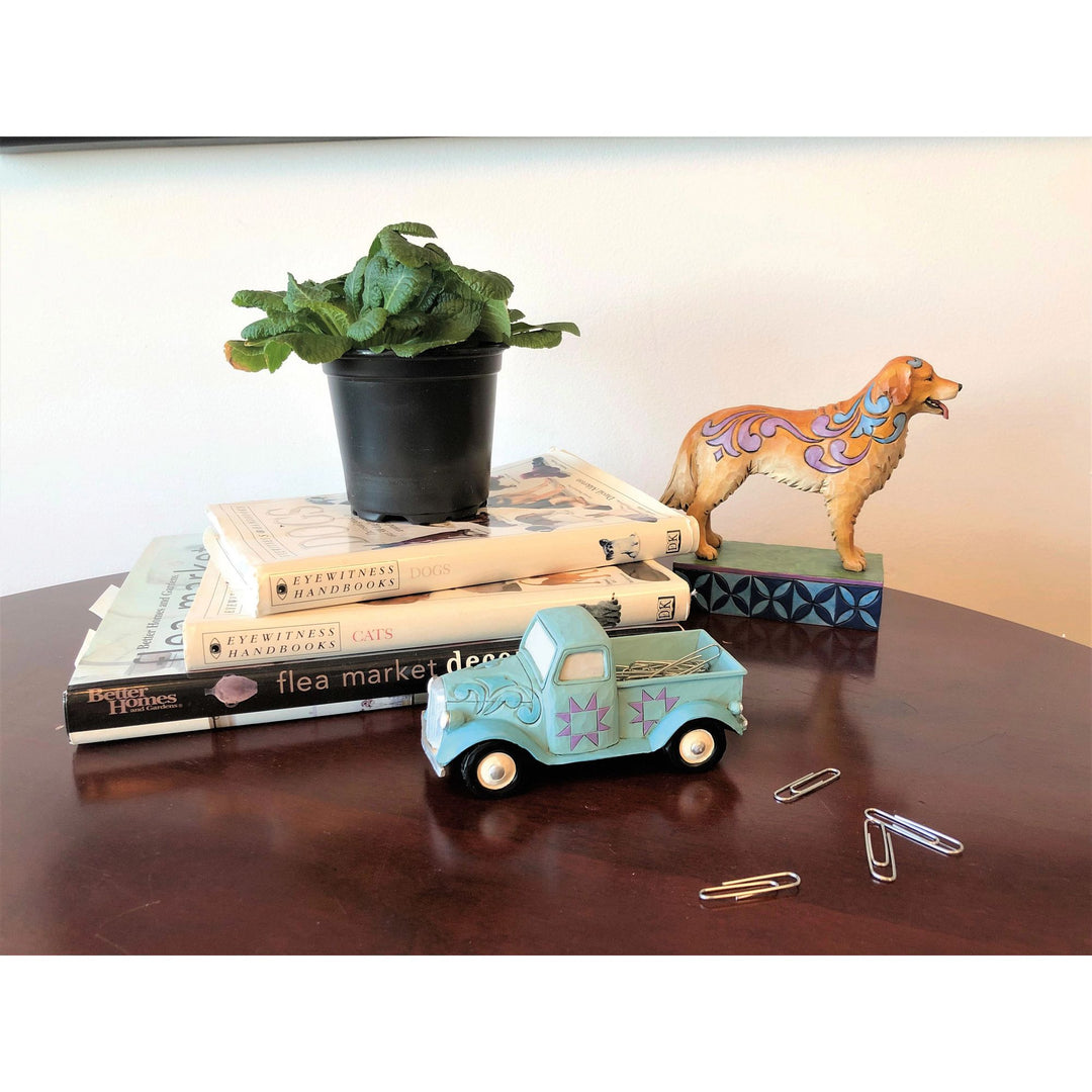 Blue Mini Pickup Figurine by Jim Shore