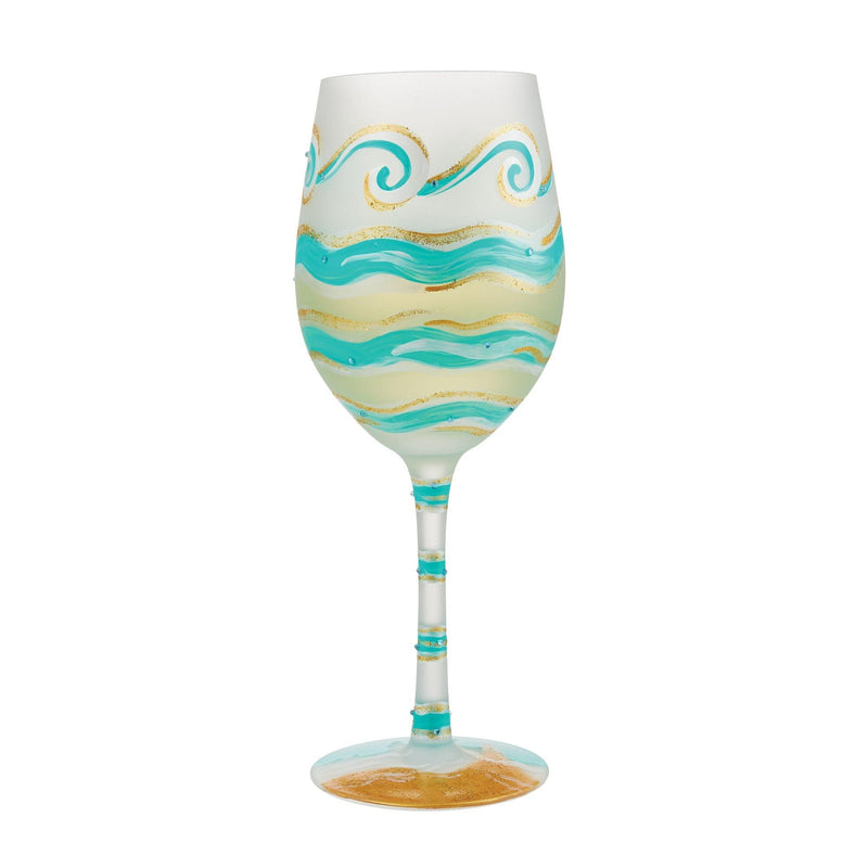 Eternal Tides Wine Glass by Lolita - Enesco Gift Shop