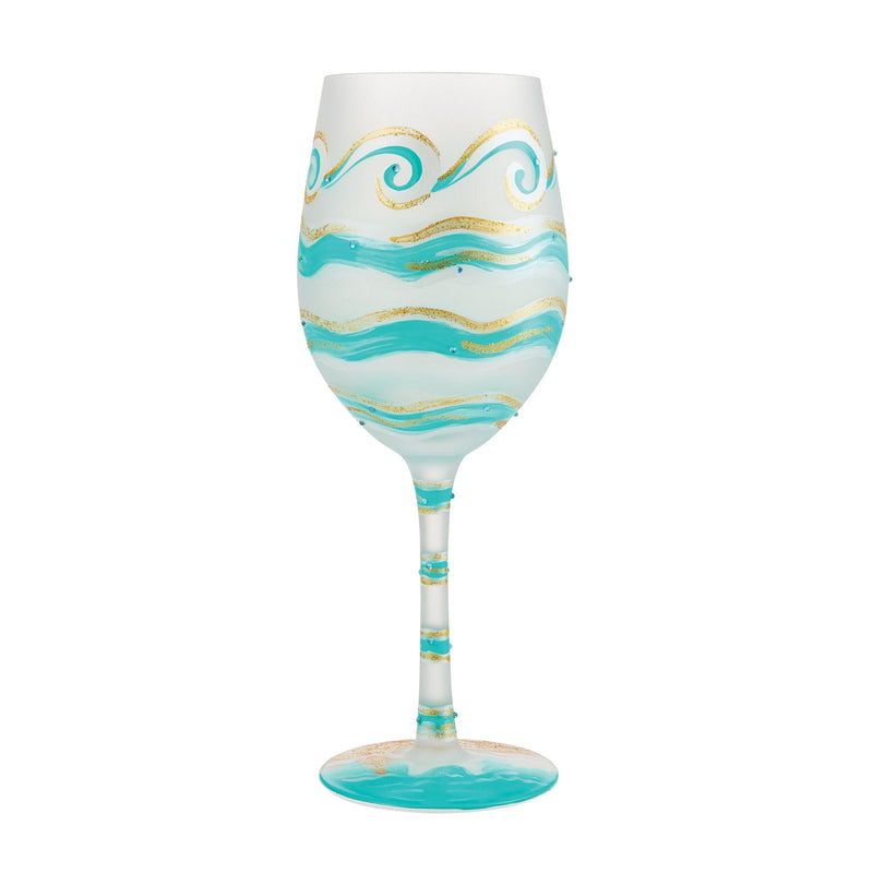 Eternal Tides Wine Glass by Lolita - Enesco Gift Shop