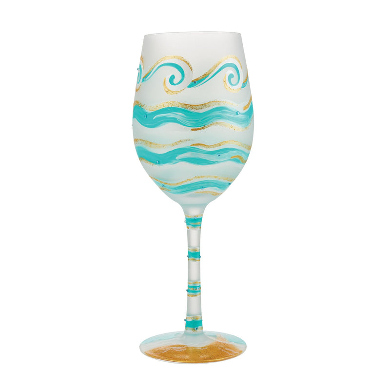 Eternal Tides Wine Glass by Lolita - Enesco Gift Shop