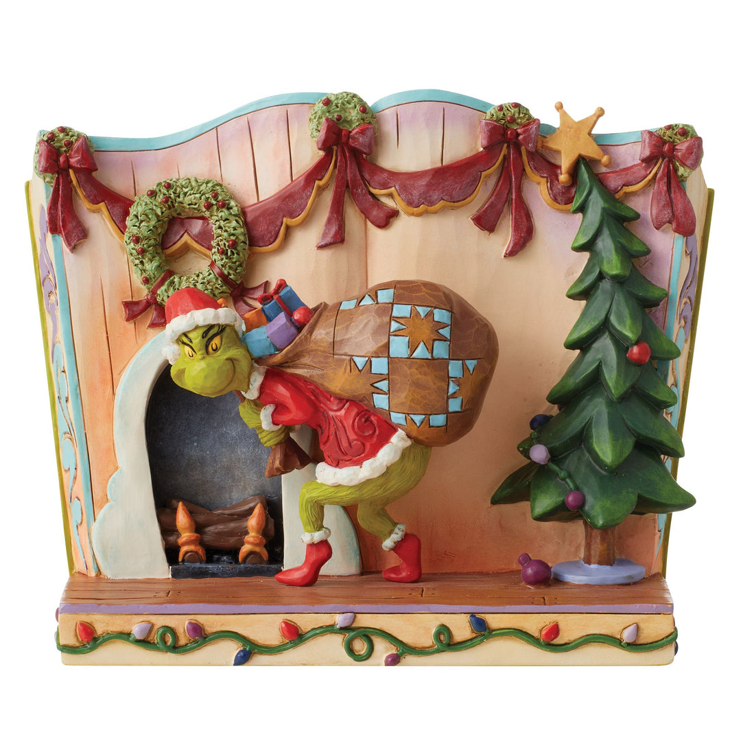 The Grinch Stealing Presents Storybook - The Grinch by Jim Shore