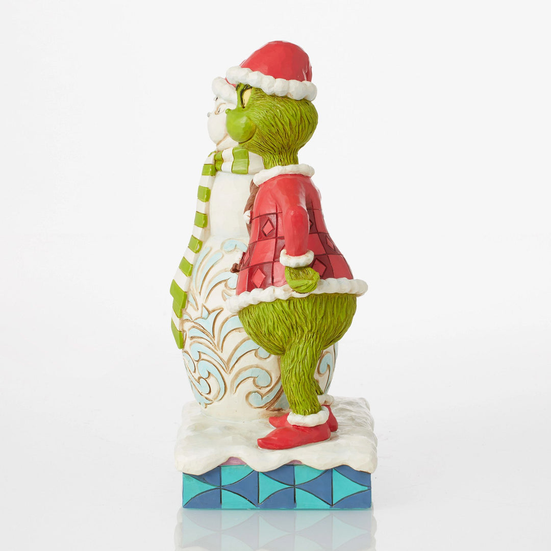 The Grinch with Grinchy Snowman - The Grinch by Jim Shore