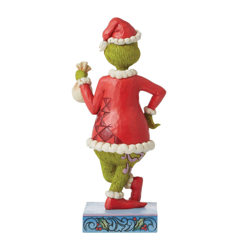 Grinch with Bag of Coal Figurine - The Grinch by Jim Shore - Enesco Gift Shop