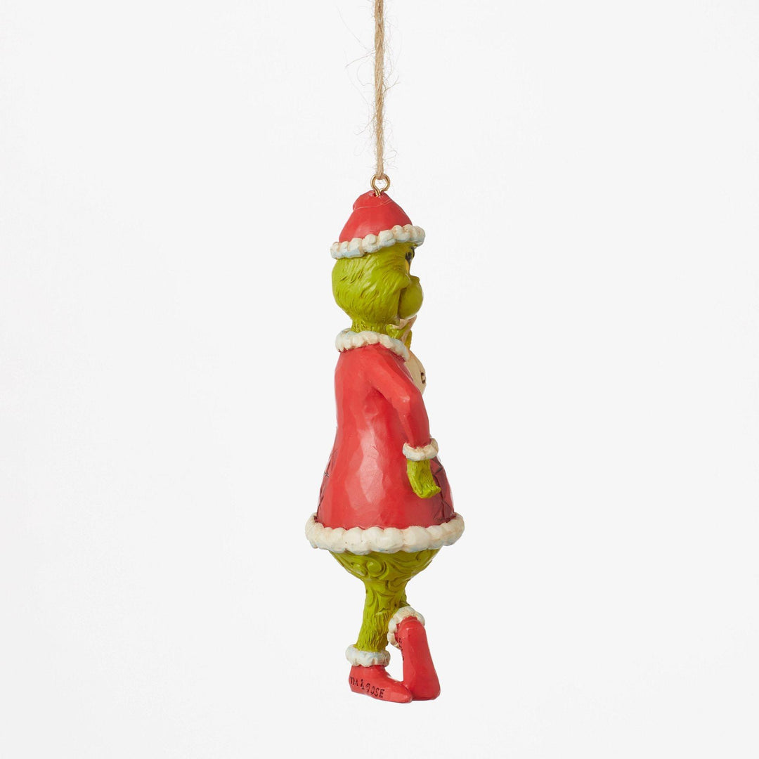 Grinch with Bag of Coal Hanging Ornament - The Grinch by Jim Shore - Enesco Gift Shop