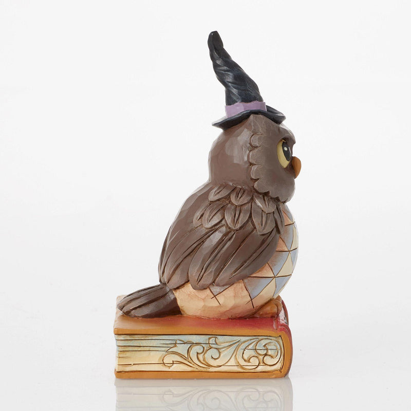 Owl Halloween Pint Figurine - Heartwood Creek by Jim Shore - Enesco Gift Shop