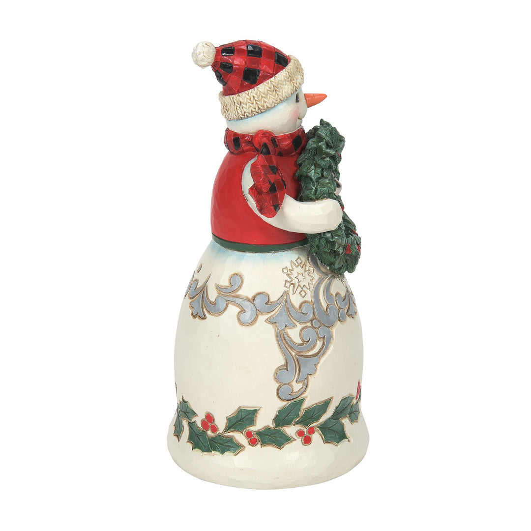 Highland Glen Mr Snowman Figurine - Heartwood Creek by Jim Shore