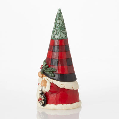 Highland Glen Gnome with Sleigh Bells Figurine - Heartwood Creek by Jim Shore - Enesco Gift Shop