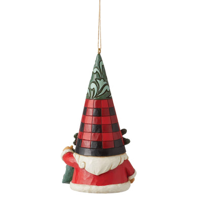 HIghland Glen Gnome Hanging Ornament - Heartwood Creek by Jim Shore - Enesco Gift Shop
