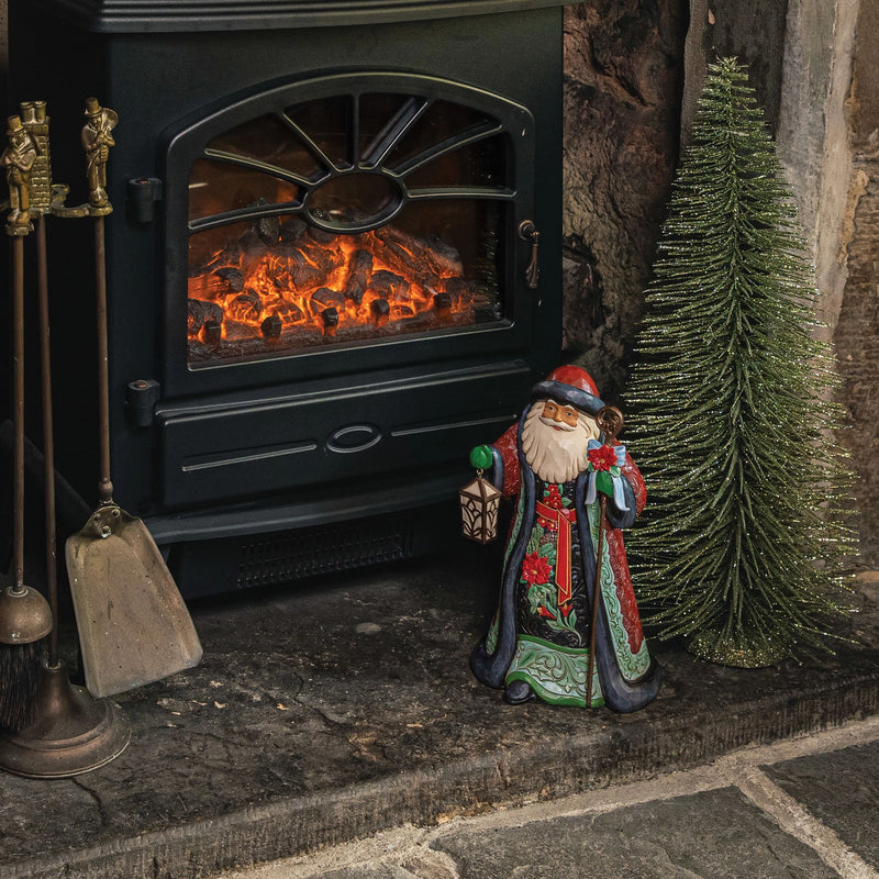 Holiday Manor Santa with Cane Figurine - Heartwood Creek by Jim Shore