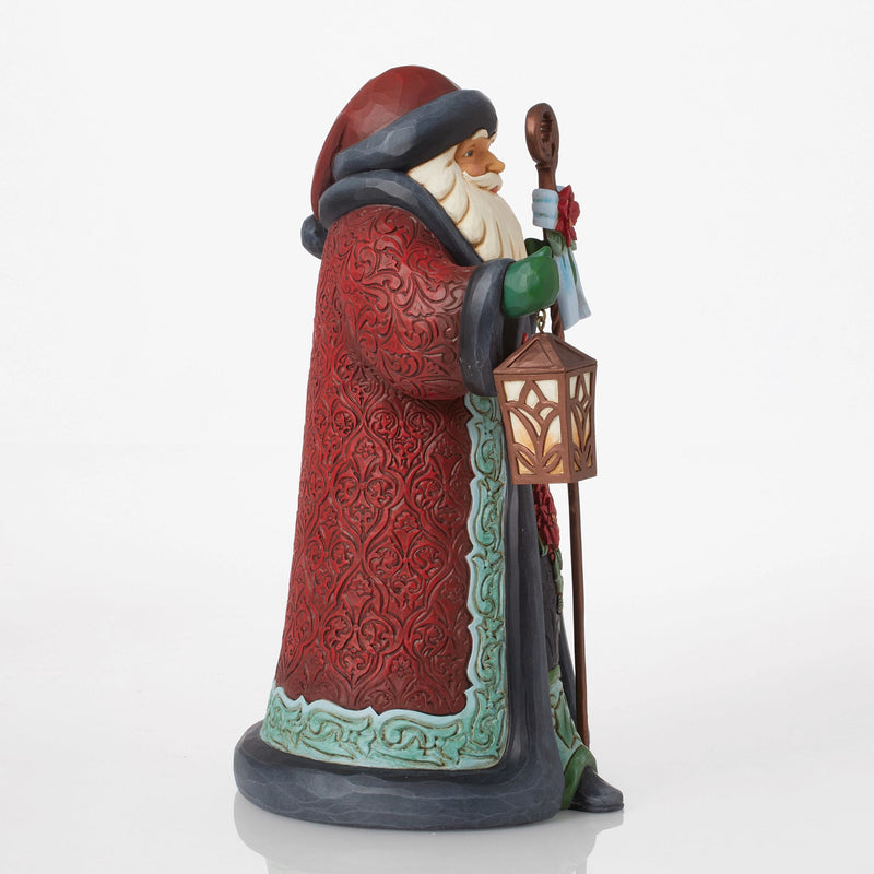 Holiday Manor Santa with Cane Figurine - Heartwood Creek by Jim Shore