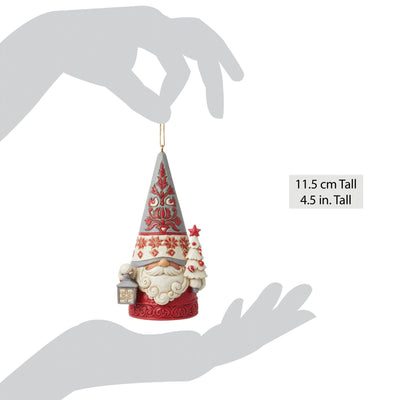 Gnome with Tree Hanging Ornament - Heartwood Creek by Jim Shore - Enesco Gift Shop