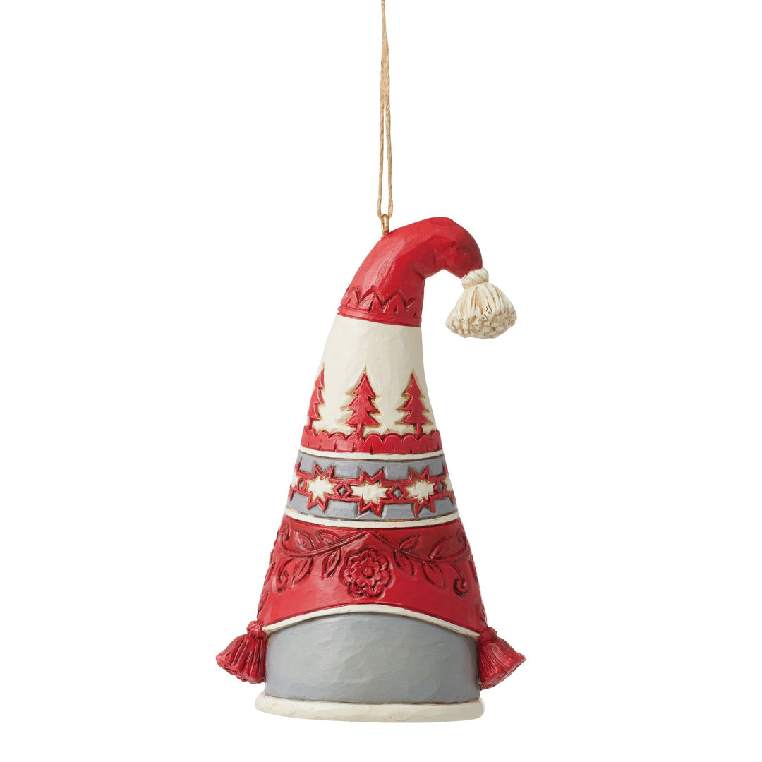 Nordic Noel Gnome Reindeer Hat Hanging Ornament - Heartwood Creek by Jim Shore