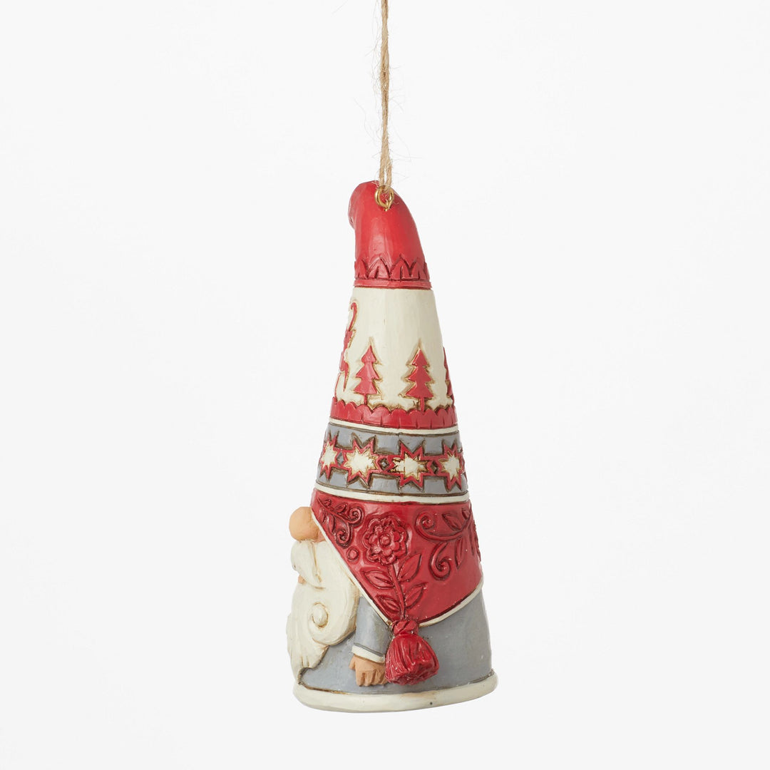 Nordic Noel Gnome Reindeer Hat Hanging Ornament - Heartwood Creek by Jim Shore