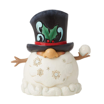 Snowman Gnome Figurine - Heartwood Creek by Jim Shore - Enesco Gift Shop