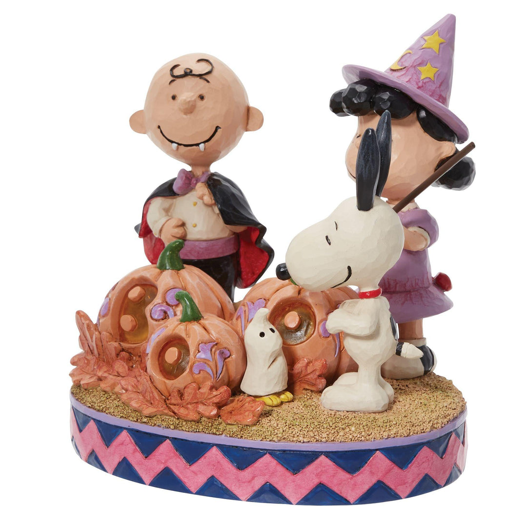 Halloween Surprises (Peanuts Halloween Light Up) - Peanuts by Jim Shore - Enesco Gift Shop