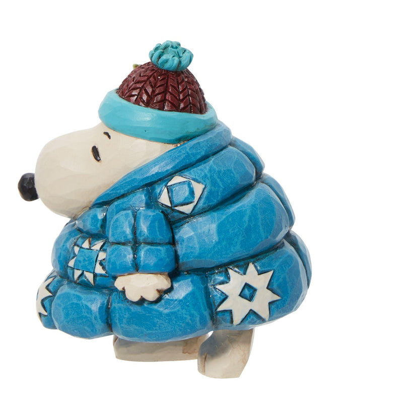 Snoopy in a Puffer Jacket Mini Figurine - Peanuts by Jim Shore - Enesco Gift Shop