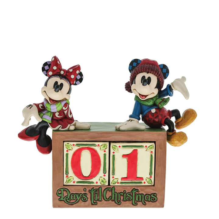 The Christmas Countdown (Mickey & Minnie Mouse Calendar) - Disney Traditions byJim Shore