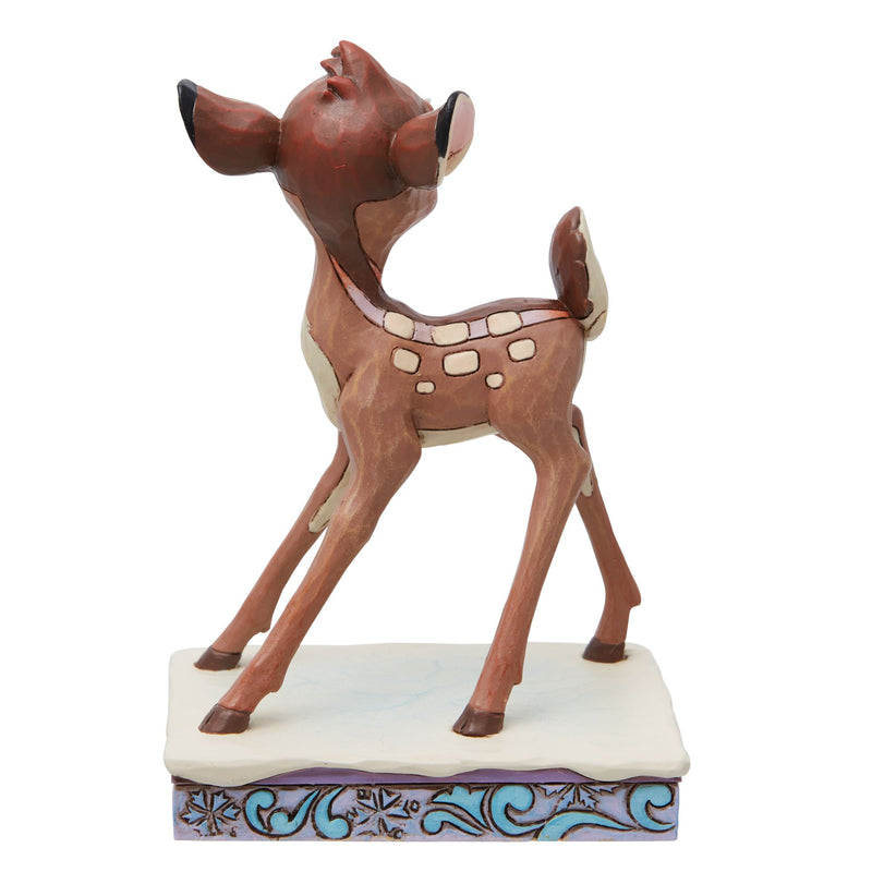 Frosted Fawn (Bambi Christmas Personality Pose Figurine) - Disney Traditions byJim Shore - Enesco Gift Shop