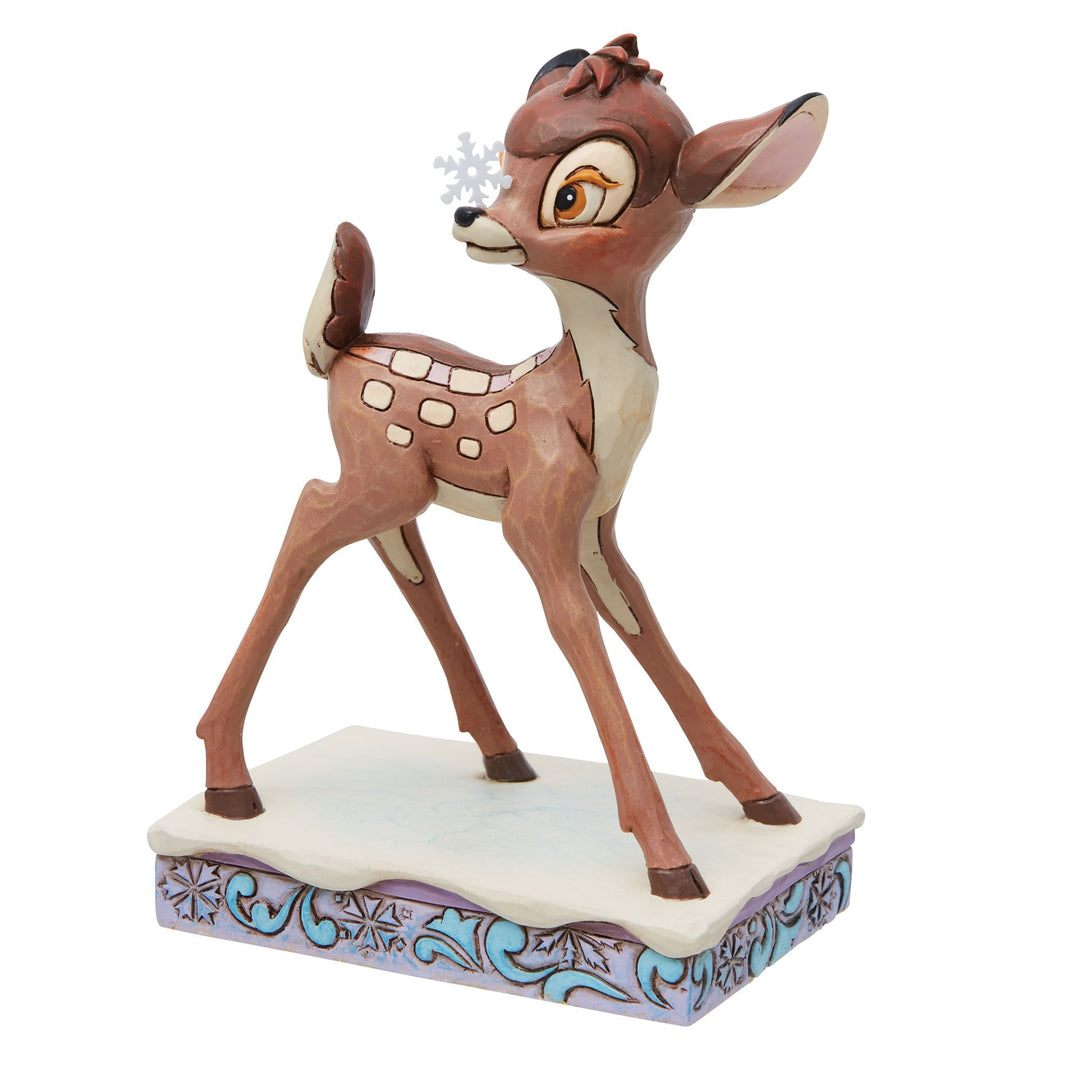 Frosted Fawn (Bambi Christmas Personality Pose Figurine) - Disney Traditions byJim Shore