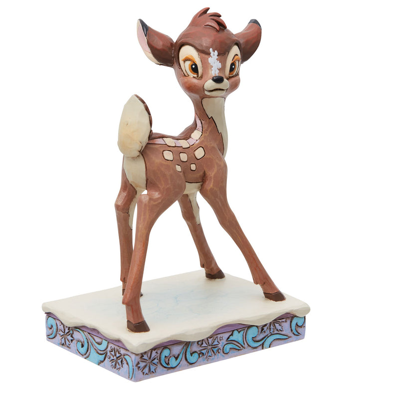 Frosted Fawn (Bambi Christmas Personality Pose Figurine) - Disney Traditions byJim Shore - Enesco Gift Shop