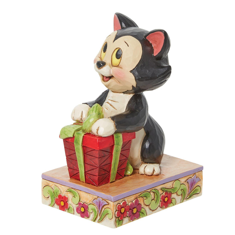 Festive Feline (Figaro Christmas Personality Pose) - Disney Traditions by Jim Shore - Enesco Gift Shop