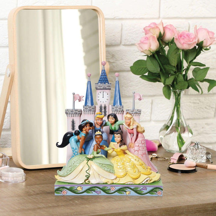 Beautiful and Brave (Princess Group Castle Figurine) - Disney Traditions by JimShore