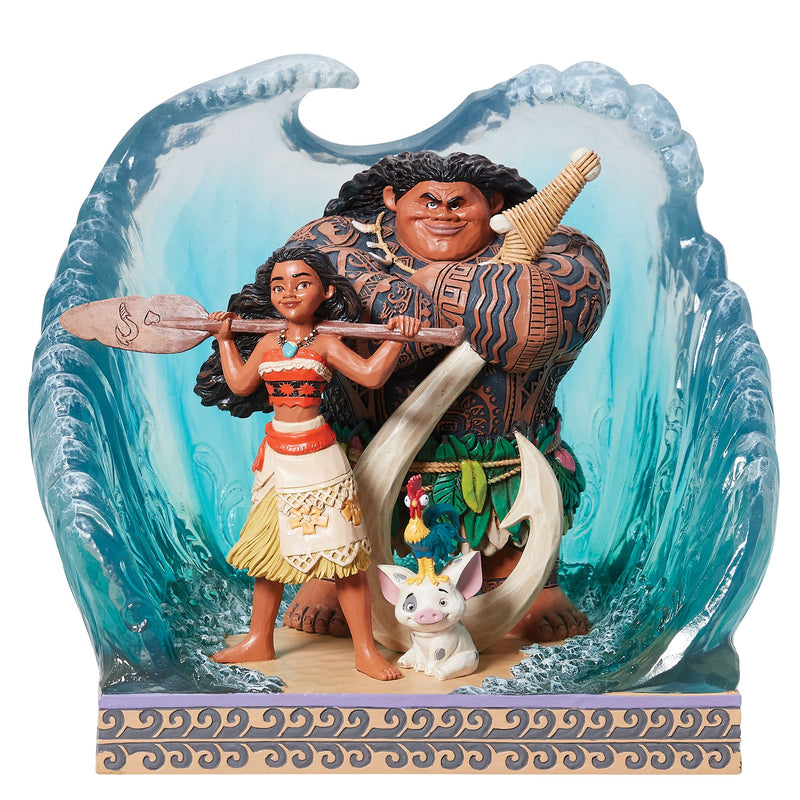 An Epic Adventure (Moana Movie Poster Scene) - Disney Traditions by Jim Shore
